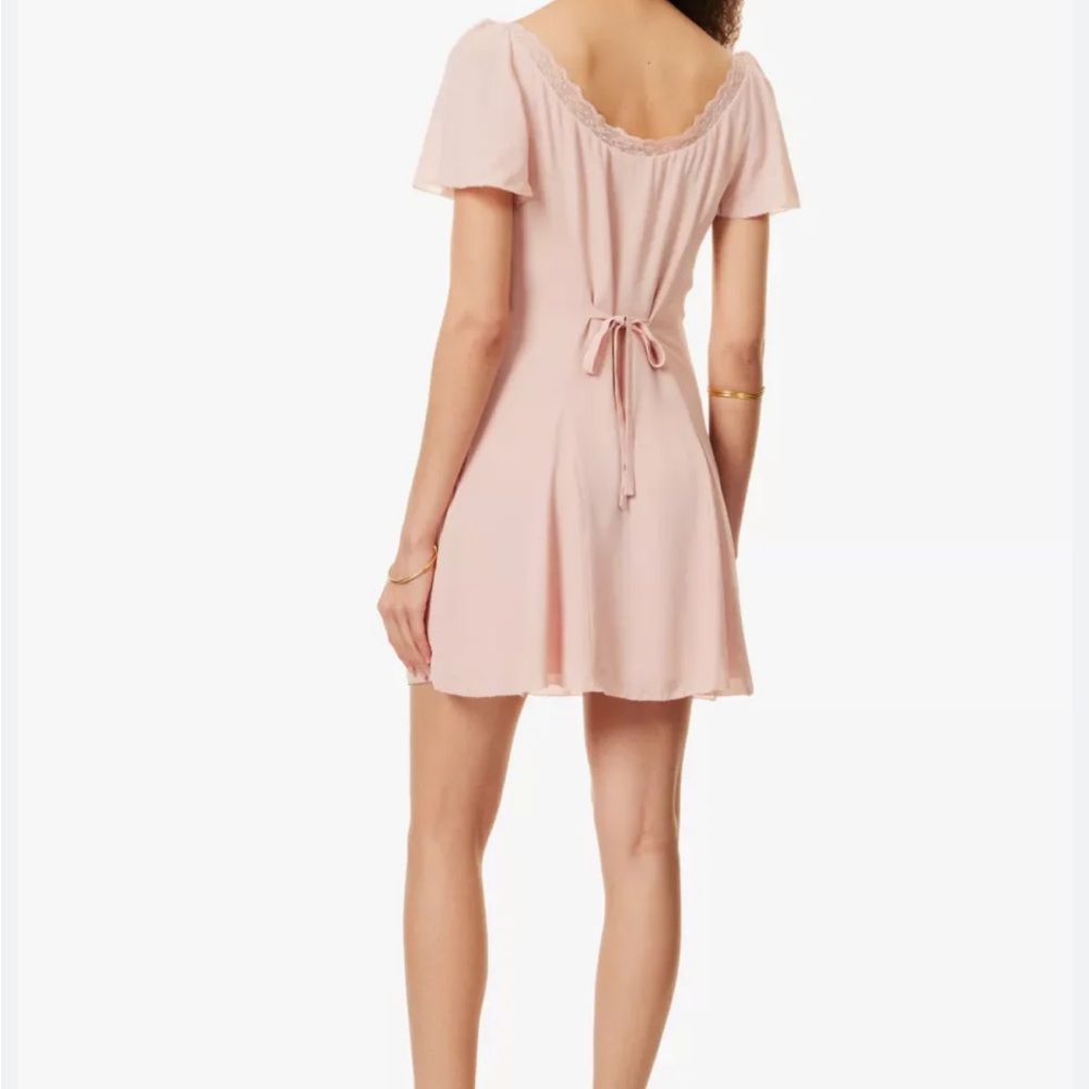 Reformation Malena Pink Mini Dress - Picture 5 of 8